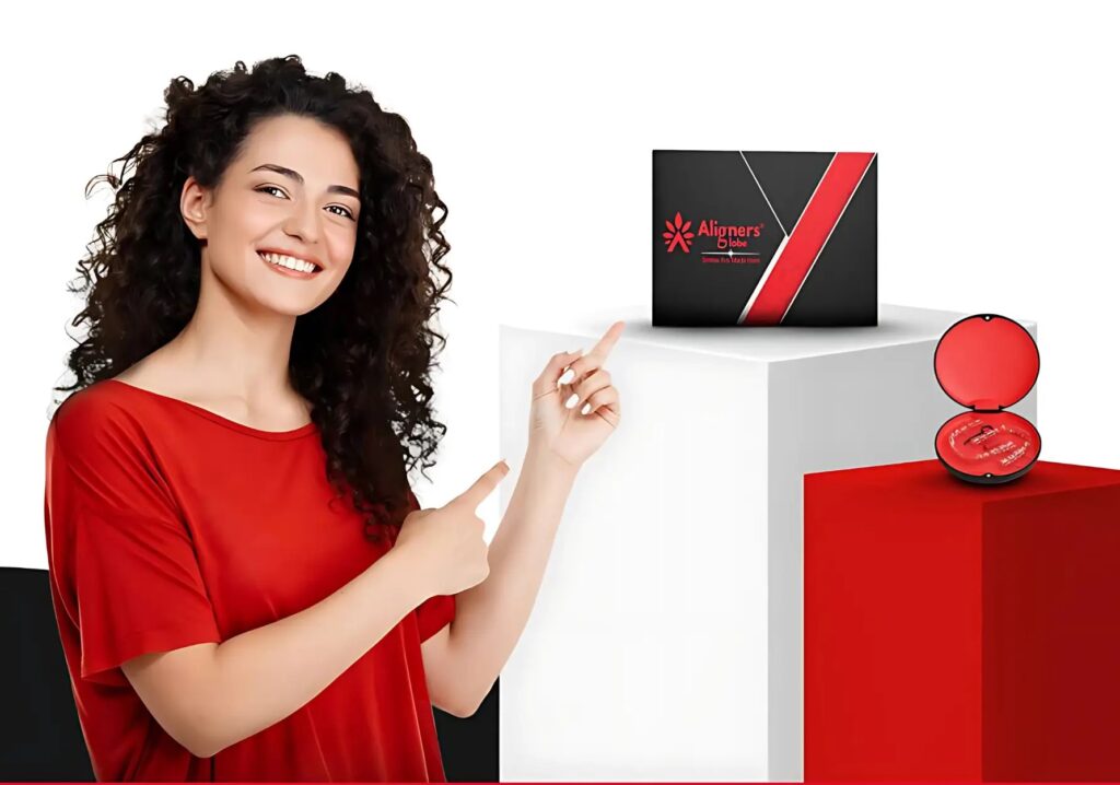 Teeth Braces, Aligners Globe box