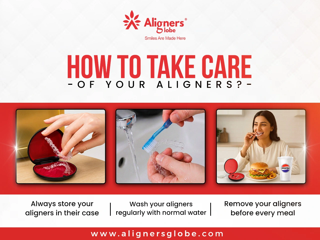 How to take care of your Aligners